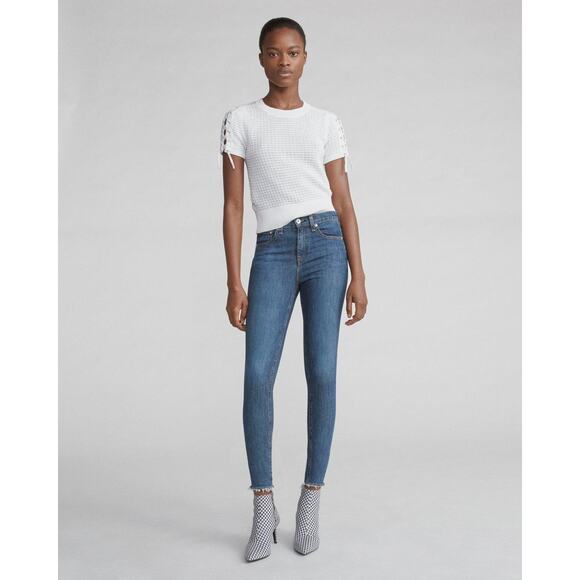 Rag & Bone Mid Rise Ankle Skinny Jeans Size 26 - Picture 1 of 9